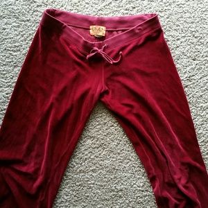 Juicy couture velour pants